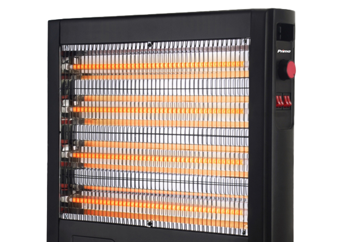 Εδώ απεικονίζονται και οι 4 λαμπτήρες χαλαζία της συσκευής.